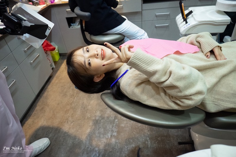 牙齒美白-台北-居家美白-推薦-悅庭牙醫-療程前洗牙完成-Neko
