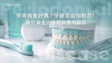 牙周病會好嗎？牙齦流血別輕忽！掌握黃金治療期與費用解析
